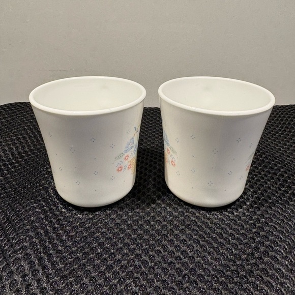 Lot Of 2 Vintage Corning Ware Country Cornflower Mugs Cups - Picture 4 of 14